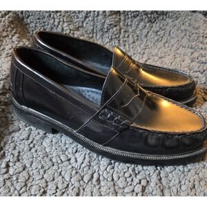 Nunn Bush Men's Black Leather Penny Loafers Dress Shoes Size 9M